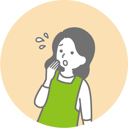 現場の負担のイラスト